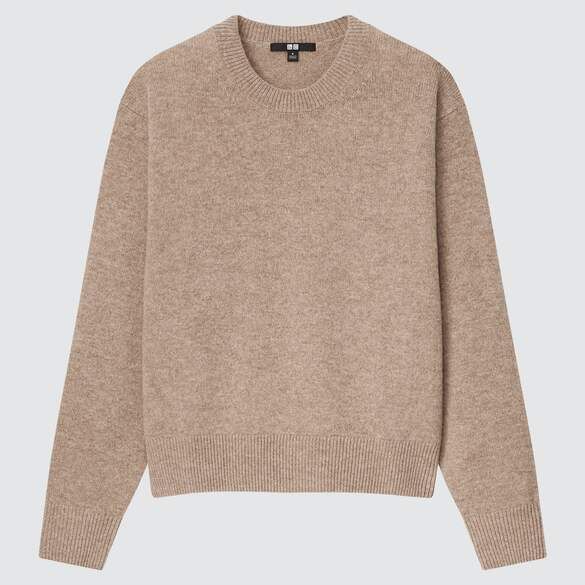 Damen Premium Lammwolle Pullover | UNIQLO (DE)
