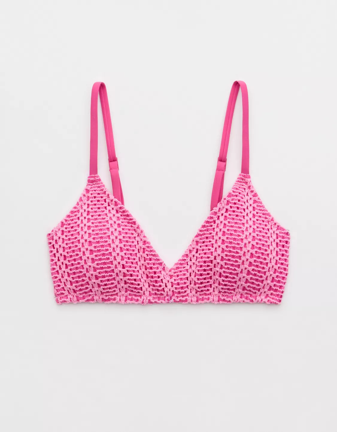 Aerie Cloudweave Crochet Voop Bikini Top | American Eagle Outfitters (US & CA)