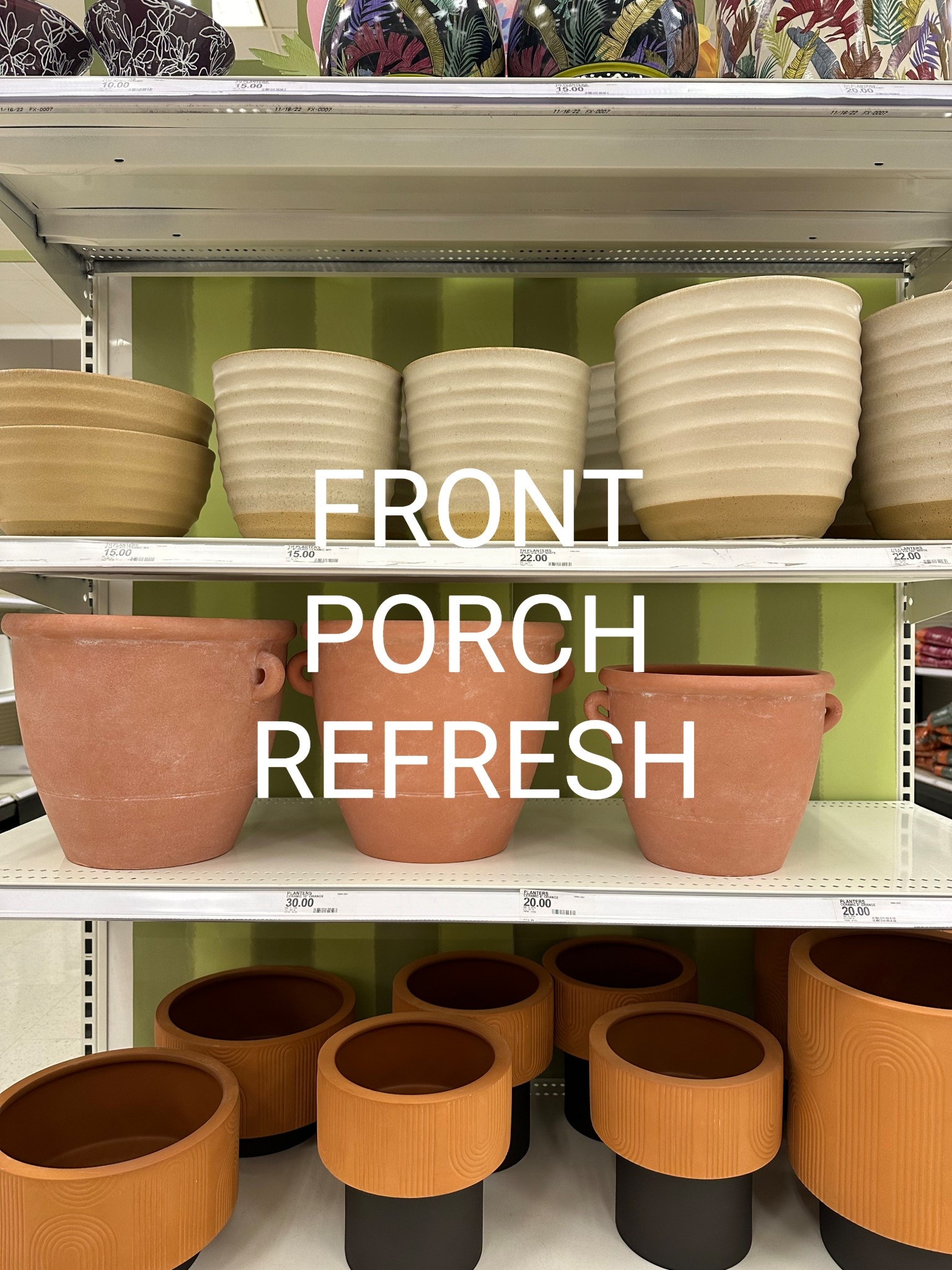 Front porch refresh for spring!

Ceramic planters. Terracotta planters. Indoor outdoor planters. 

#LTKHome #LTKSeasonal #LTKFindsUnder50