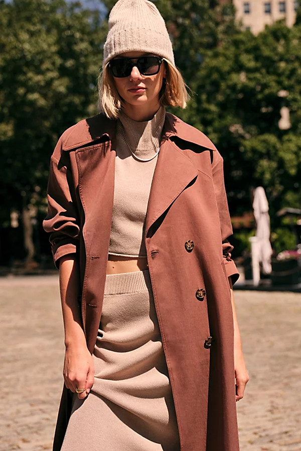 Shona Joy Sara Trench Coat by Shona Joy at Free People, Chestnut, US 4 | Free People (UK)