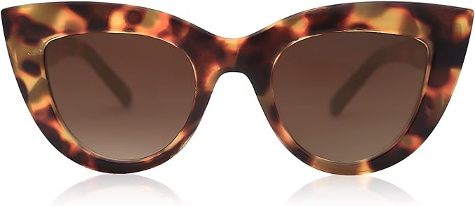 SOJOS Retro Small Vintage Cateye Sunglasses for Women Cute Fashion UV400 Sunnies SJ2939 | Amazon (US)