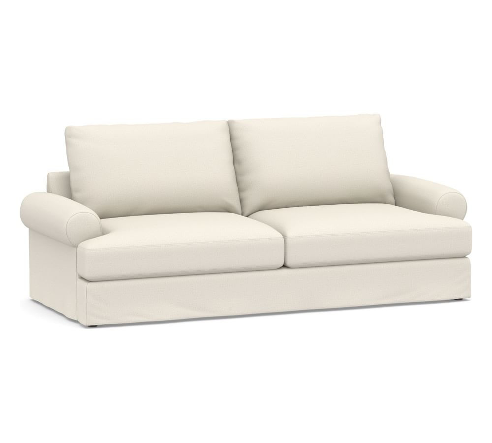 Canyon Roll Arm Slipcovered Sofa | Pottery Barn (US)