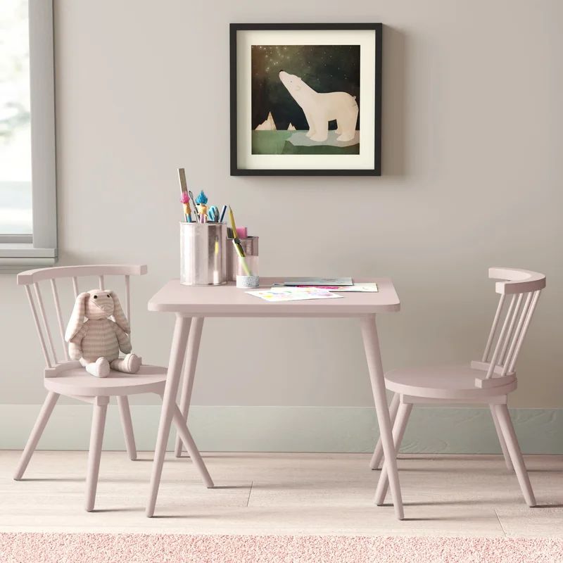 Naila Kids 3 Piece Play Or Activity Table and Chair Set | Wayfair North America