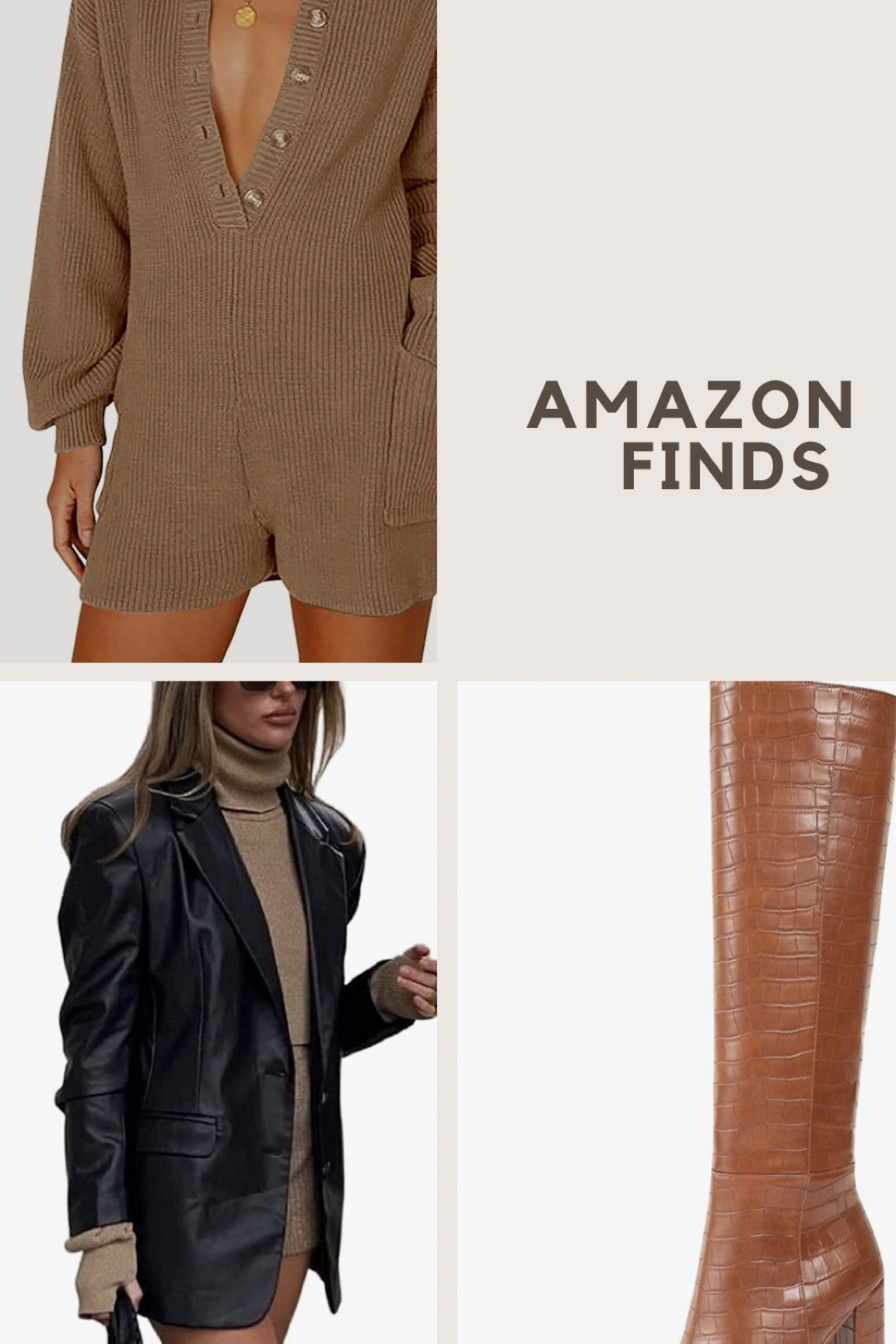 Amazon finds! #amazon #amazonfashion #amazonfall #fallfashion #boots #sweaters

#LTKunder100 #LTKfit #LTKunder50