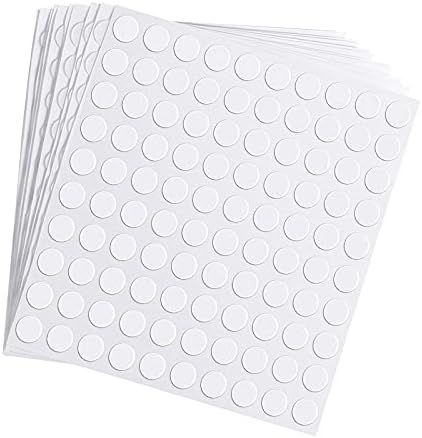 Double-Sided Adhesive Dots Transparent Double-Sided Tape Stickers Round Acrylic No Traces Strong ... | Amazon (US)