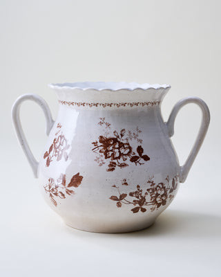 Chestnut Heirloom Garden Vase with Handles | Magnolia