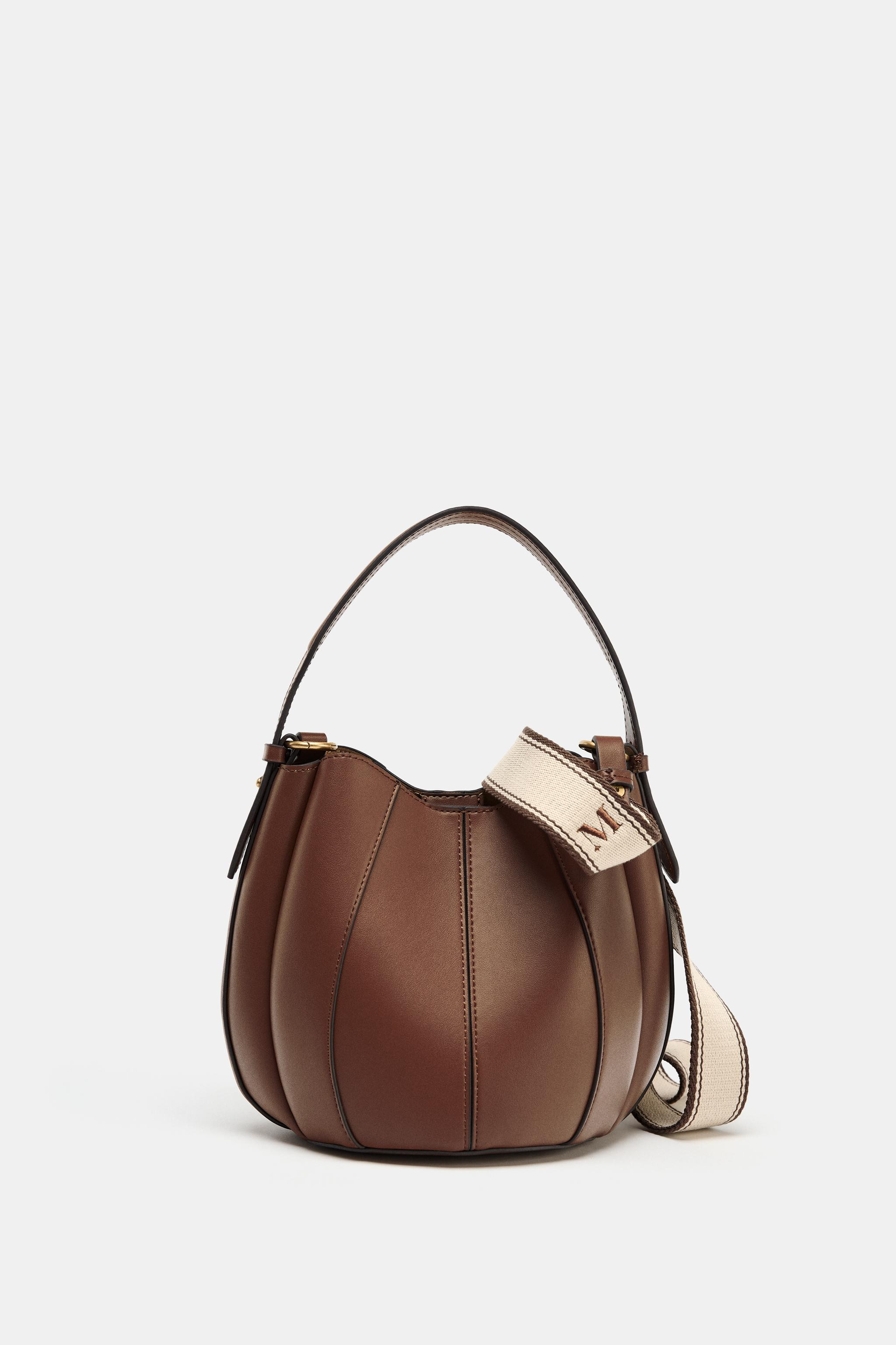 TOPSTITCHED BUCKET BAG | Zara Canada