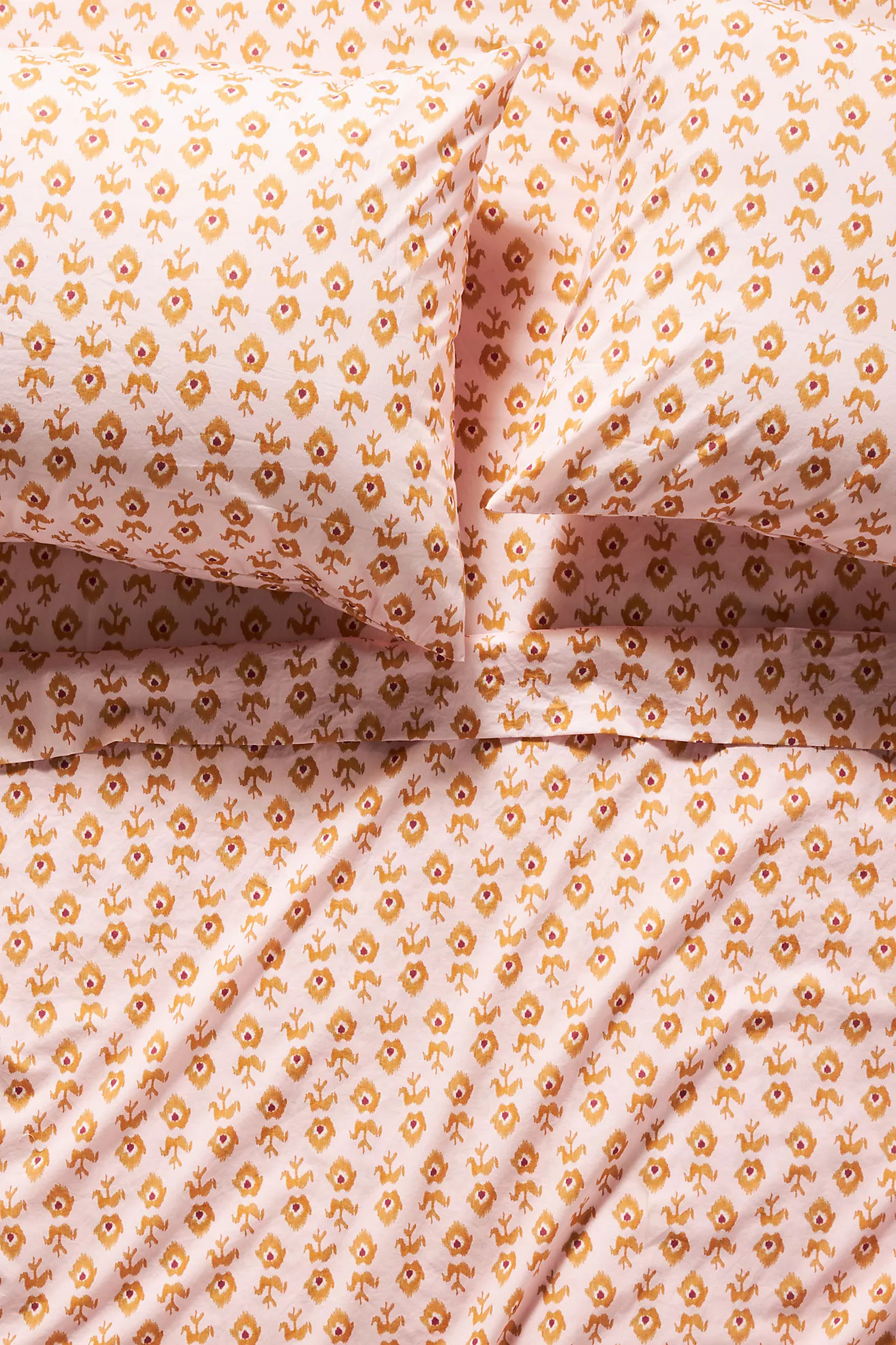 Organic Percale Printed Sheet Set | Anthropologie (US)