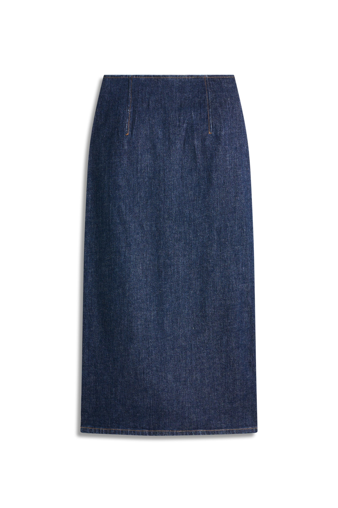 DENIM LONG PENCIL SKIRT - INDIGO.B - Scanlan Theodore | Scanlan Theodore
