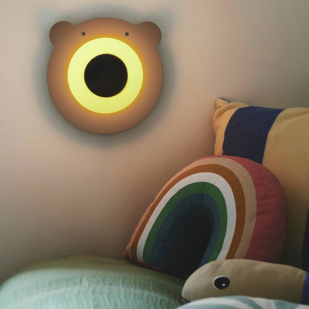 Buy Nordlux Bruna Bear LED Wall Light - Brown | Wall lights | Argos | argos.co.uk