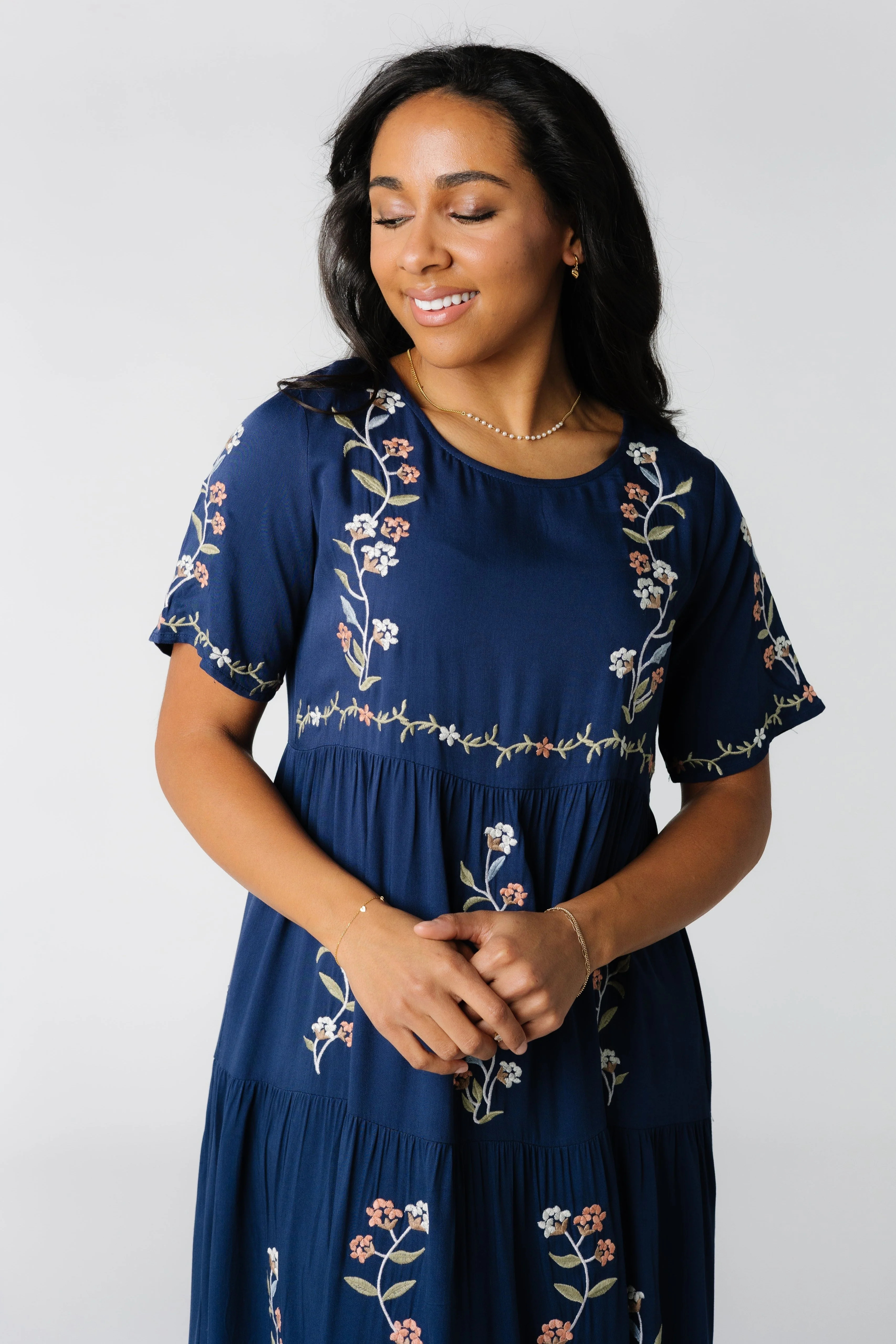 Cathy Embroidered Pocket Dress | Called To Surf