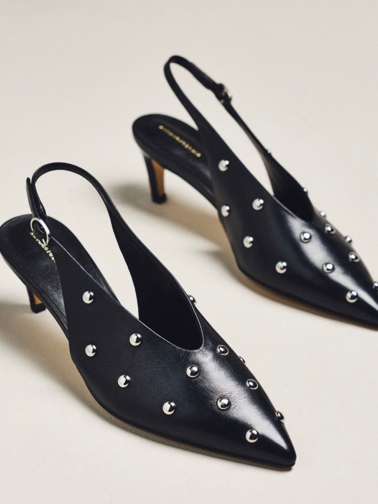 Studded Kitten Heels - so cute and edgy! 