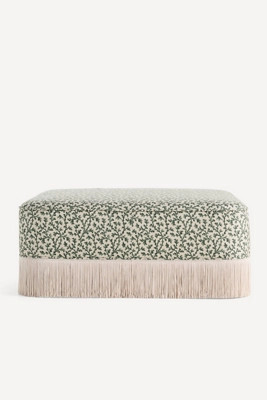 Sinclair Irena Fringe Ottoman | Anthropologie (US)
