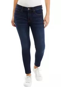 Crown & Ivy™ Petite Mid Rise Skinny Jeans | Belk