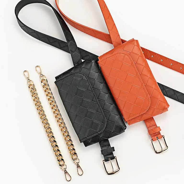 RedmL Waist Bag Fashion Small Faux Leather Women Fashion Belt Waist Pouch for Summer - Walmart.co... | Walmart (US)