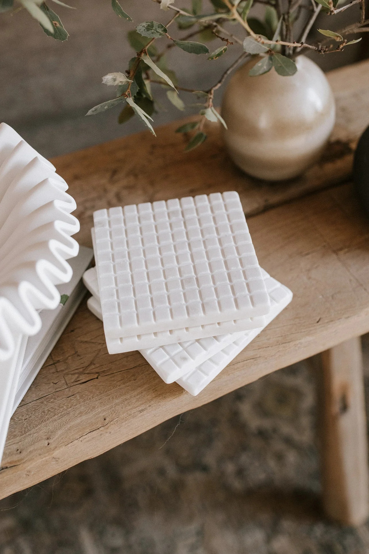 Mirage Marble Coasters - Set Of 4 | THELIFESTYLEDCO