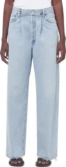 AGOLDE Dax Tacked High Waist Oversize Organic Cotton Jeans | Nordstrom | Nordstrom