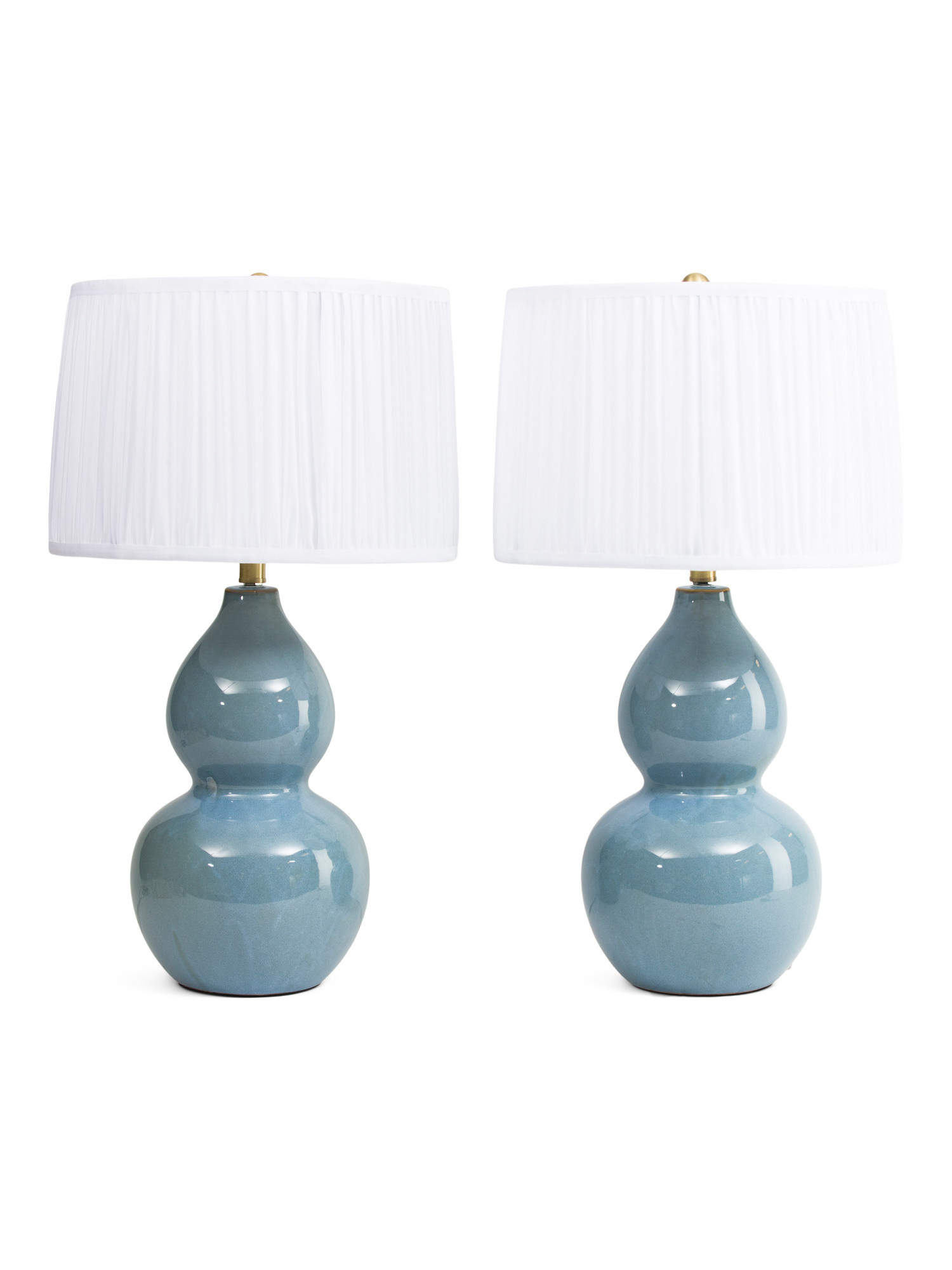 2pk 26.5in Double Gord Ceramic Table Lamps | TJ Maxx