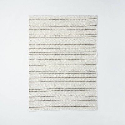 7'x10' Striped Flat Woven Rug Cream - Threshold™ designed with Studio McGee | Target