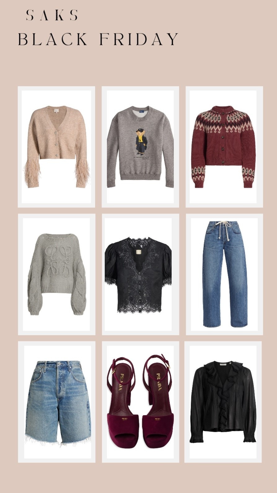 Spend Only $150* and Earn a $75 Gift Card! Use code BFRIGCSF. Valid 11/24-11/29. Shop Now! @saks #saks #sakspartner 