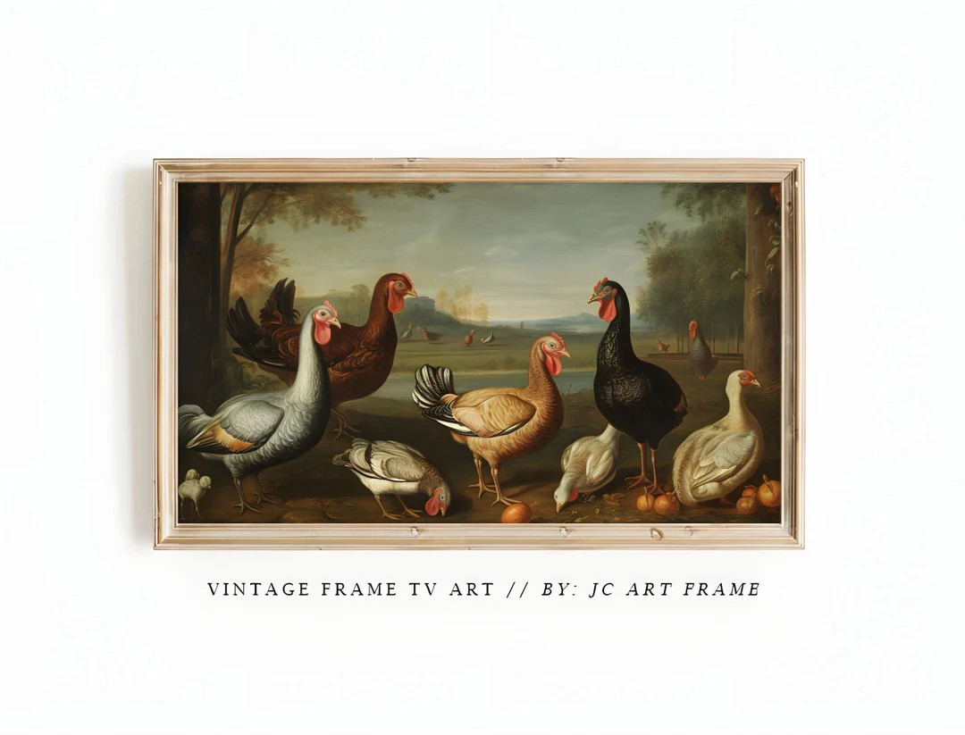 Samsung Frame Tv Art Fall Frame TV Art Vintage - Etsy | Etsy (US)