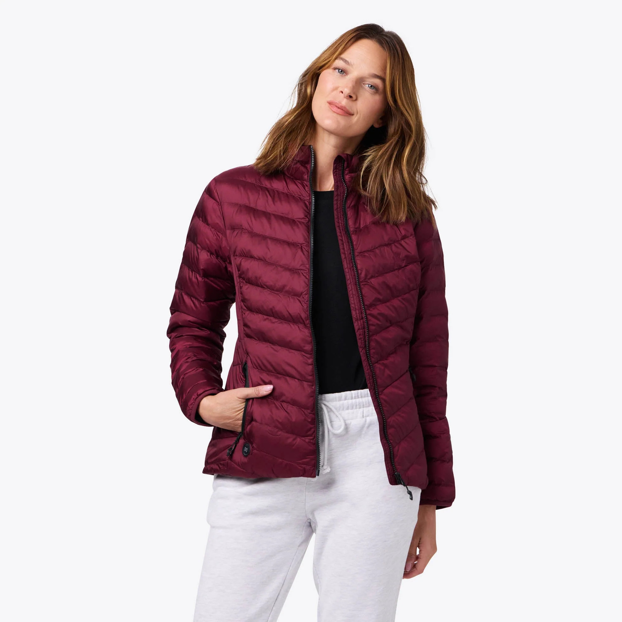 Backcountry Xtera Heated Jacket Women’s - Burgundy | Fieldsheer