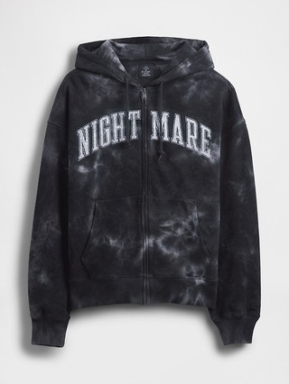 Gap × Disney Tim Burton’s The Nightmare Before Christmas Heavyweight Zip Hoodie | Gap | Gap (US)