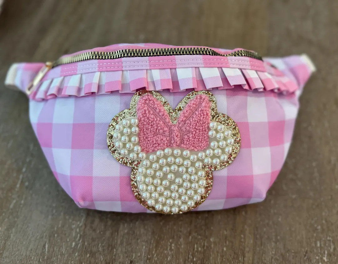 Pink Gingham Minnie Bag | Etsy (US)