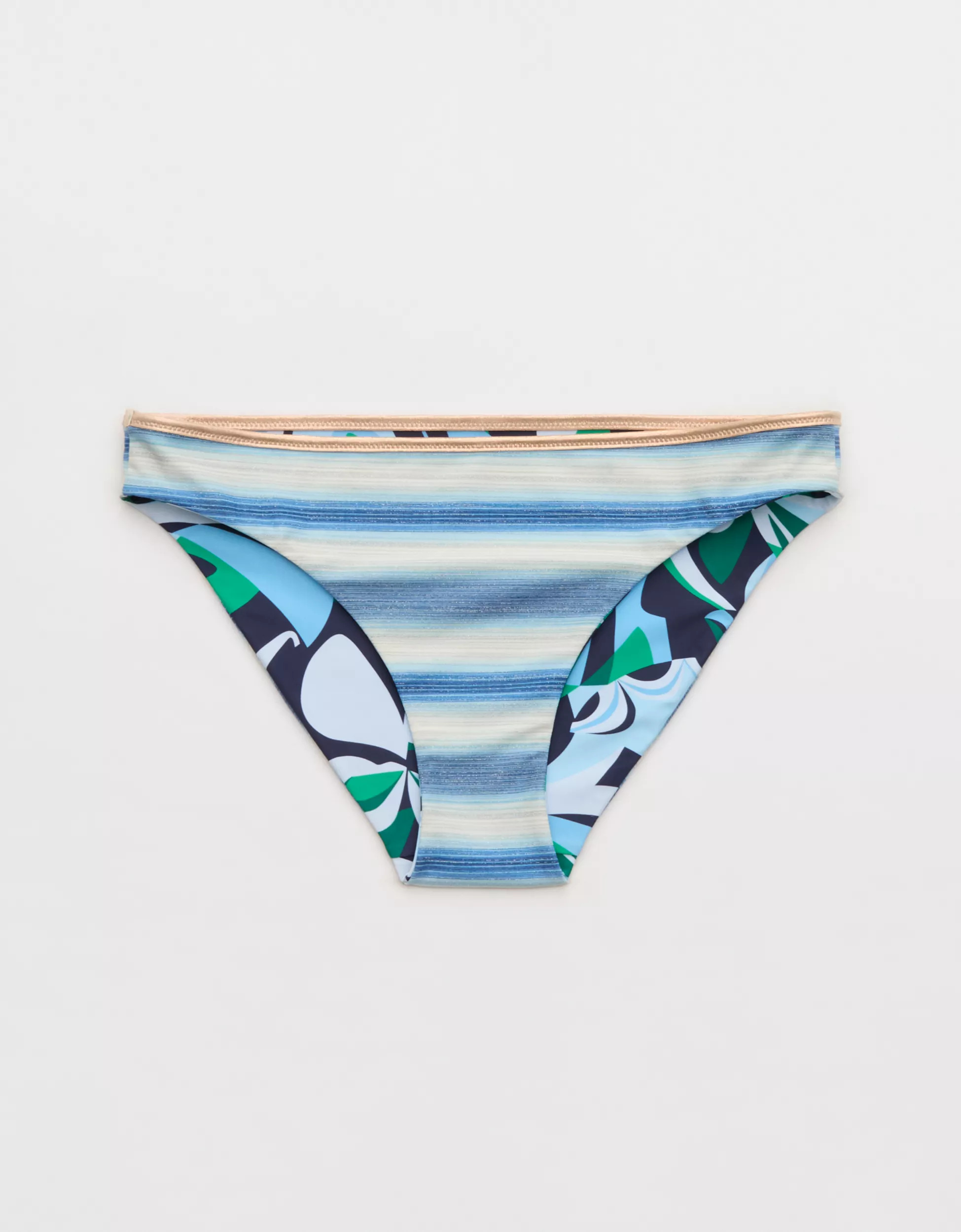 Aerie Metallic Binding Reversible Bikini Bottom | Aerie