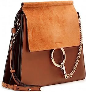Women Genuine Leather Crossbody Shoulder Purse Chain Link FY Bag | Amazon (US)