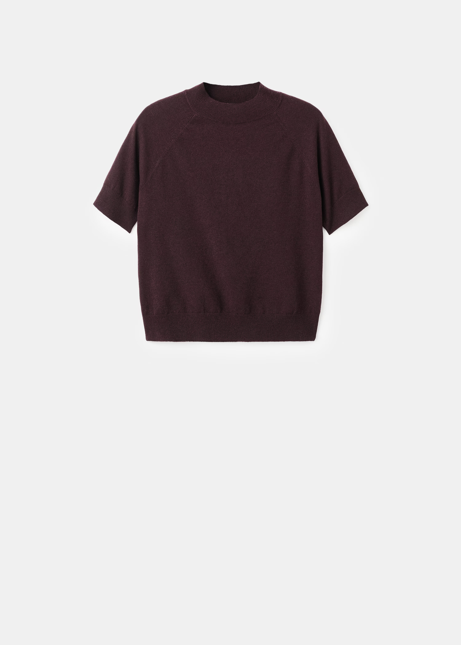 Short-sleeved wool-blend sweater | Mango (US/MX/AU)