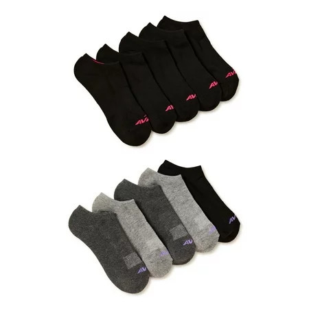 Avia Women s Performance Cushioned No Show Socks 10-Pack | Walmart (US)