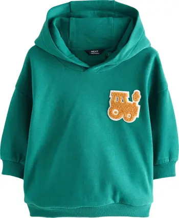 NEXT Kids' Heavy Equipment Appliqué Hoodie | Nordstrom | Nordstrom