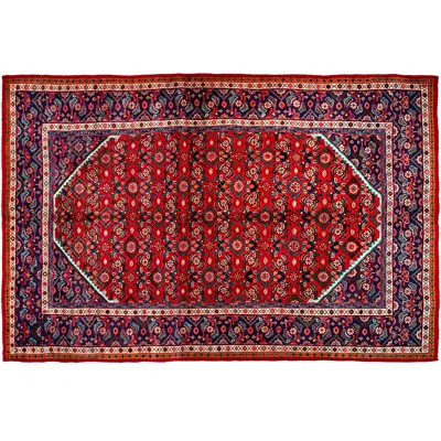 Arnab One-of-a-Kind 6'4" x 10'2" 1970s Area Rug in Red/Blue | Wayfair North America