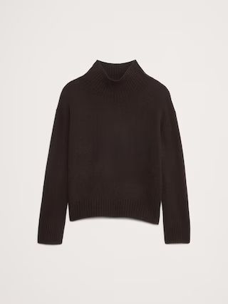 Oversized Midweight Cashmere Turtleneck Sweater | Banana Republic (US)