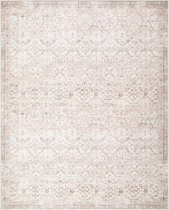 Livabliss x Jenni Yolo Home Amelia Traditional Area Rug, 5'3" x 7', Beige | Amazon (US)