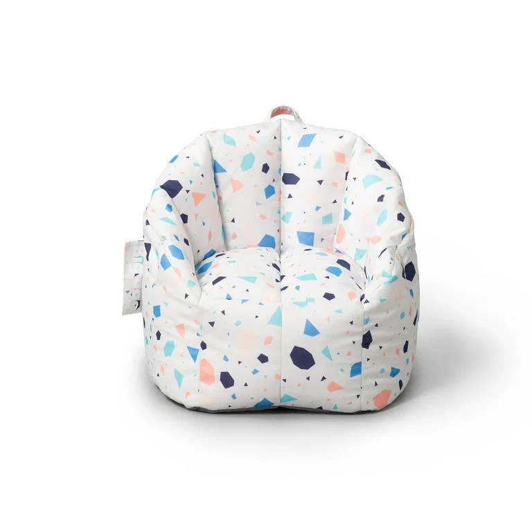 Big Joe Milano Child-Sized Bean Bag Chair for Kids Bedroom and Reading Nook, Dolce Terazzo Lenox,... | Walmart (US)