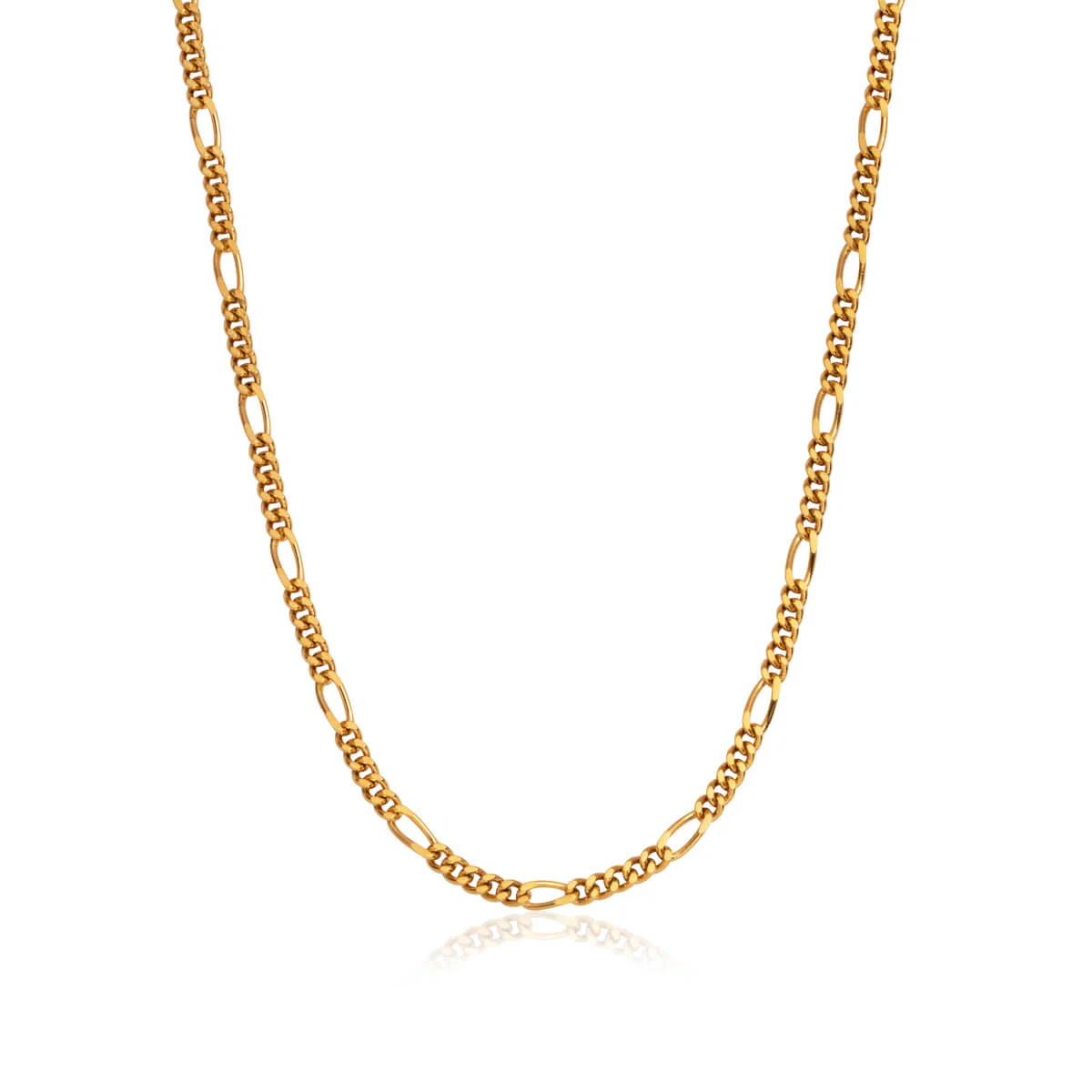 Small Figaro Chain Necklace (Gold) | Abbott Lyon
