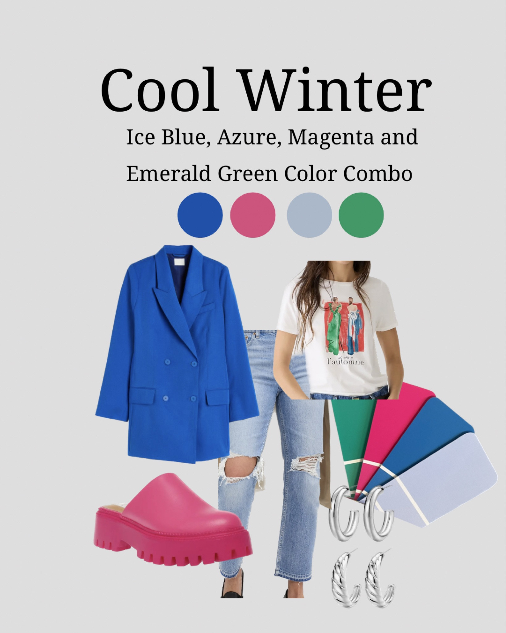 Cool Winter outfit 🩷💙🩵💚 

#LTKshoecrush #LTKfindsunder50 #LTKSeasonal