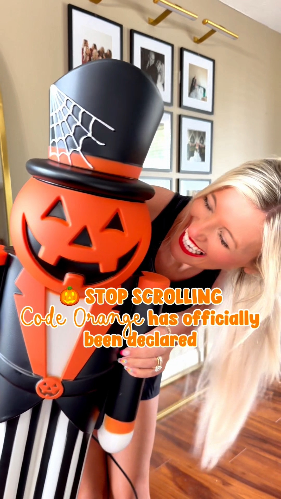 🚨🎃 CODE ORANGE HAS OFFICIALLY BEEN DECLARED. 🎃🚨

I told myself I wasn't buying Halloween decor this early... and then I spotted this adorable vintage-inspired jack-o'-lantern blow mold. 🧡✨

The spooky queen is bbaaccckkk! Needless to say, spooky season has officially begun over here. 👻🍂
Who's already in their Halloween era? 🎃👇

#CodeOrange #HalloweenDecor #BlowMold #SpookySeason #HalloweenFinds

#LTKSeasonal #LTKHome