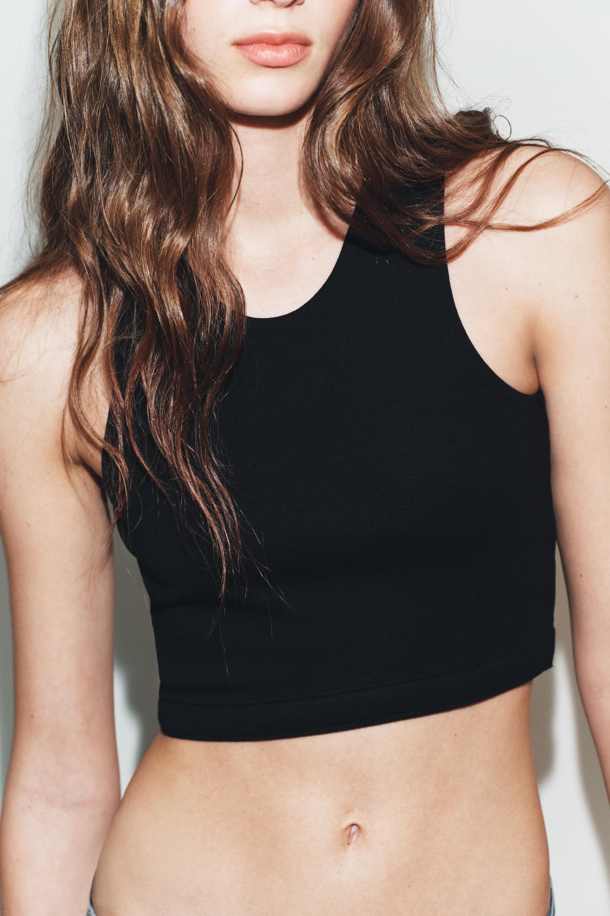 SLEEVELESS CROP TOP | Zara US