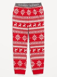 Patterned Microfleece Pajama Jogger Pants for Boys | Old Navy (US)