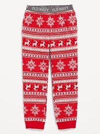 Patterned Microfleece Pajama Jogger Pants for Boys | Old Navy (US)