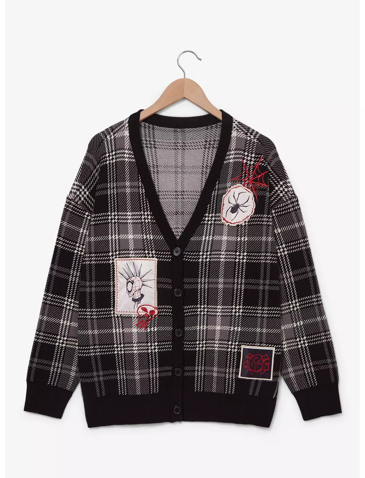 Marvel Spider-Man: Across the Spider-Verse Spider-Punk Icons Women's Plus Size Cardigan - BoxLunc... | BoxLunch