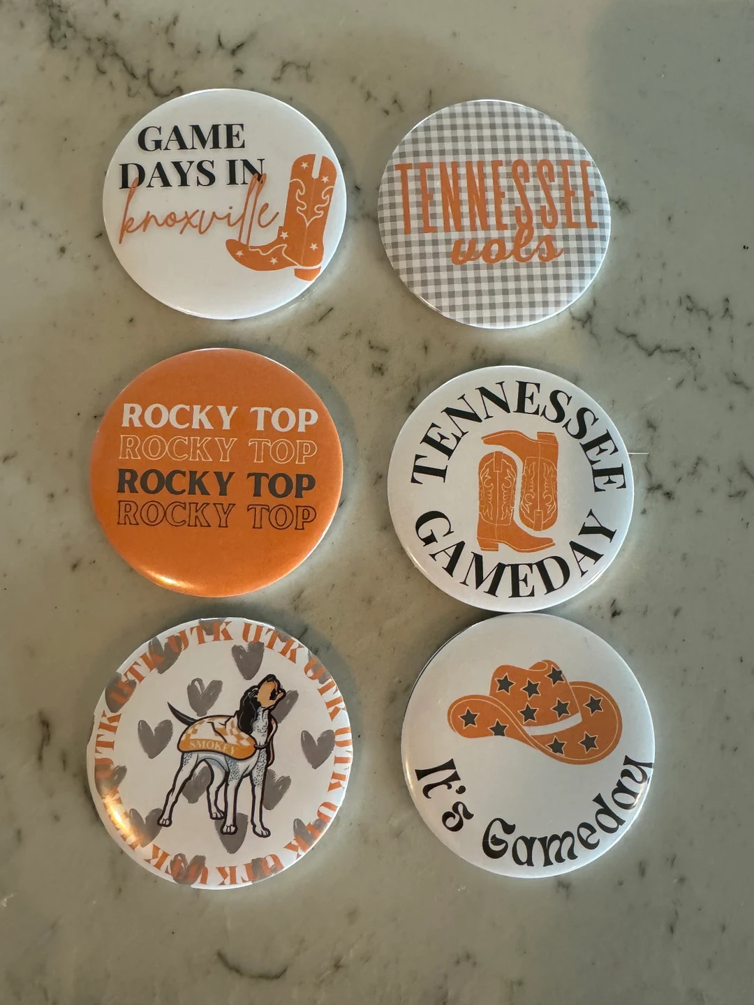 University of Tennessee Knoxville Gameday Buttons/pins - Etsy | Etsy (US)