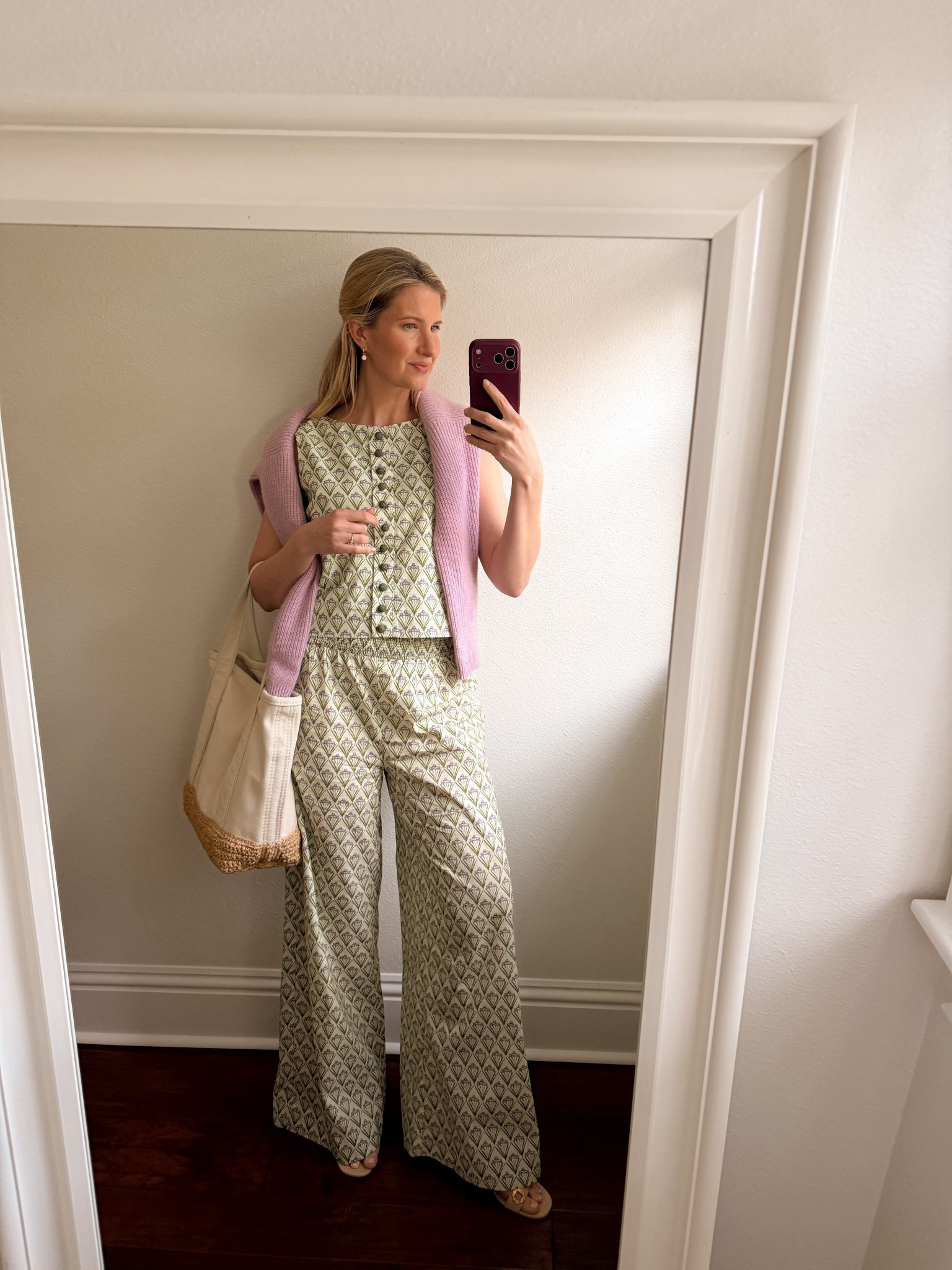 So easy and so comfortable, love this matching green and lavender set. Perfect for spring break, travel… I wore this too an afternoon play. 

#LTKSeasonal #LTKTravel #LTKmomlife