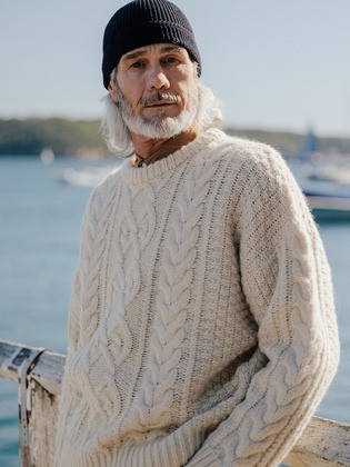 Old Father Sweater (Cream) | (주)더블유컨셉코리아/W Concept(KR)