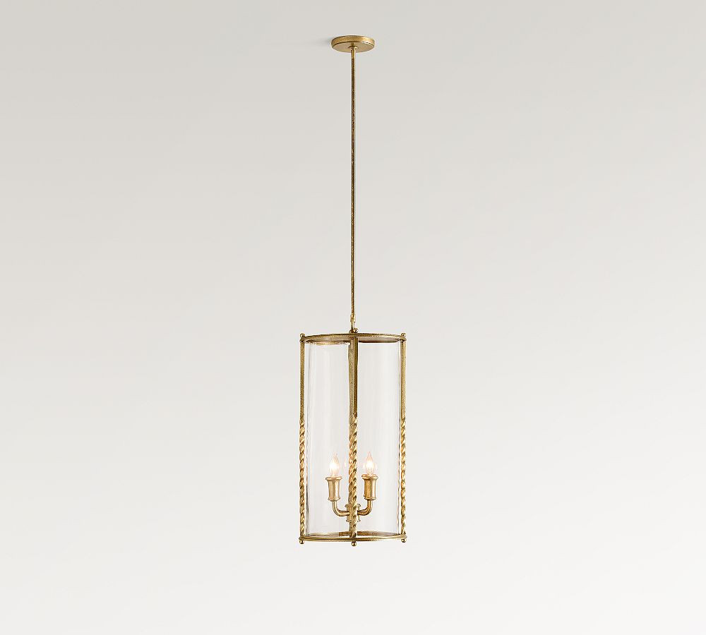 Valley Metal Cylinder Indoor/Outdoor Lantern Pendant (13") | Pottery Barn (US)