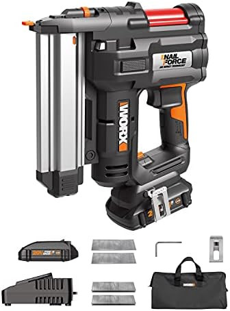 WORX 20V Cordless Brad Nailer WX840L.3 2-in-1 Cordless Nail Gun, Stapler Gun, 2.0Ah Battery & Cha... | Amazon (US)