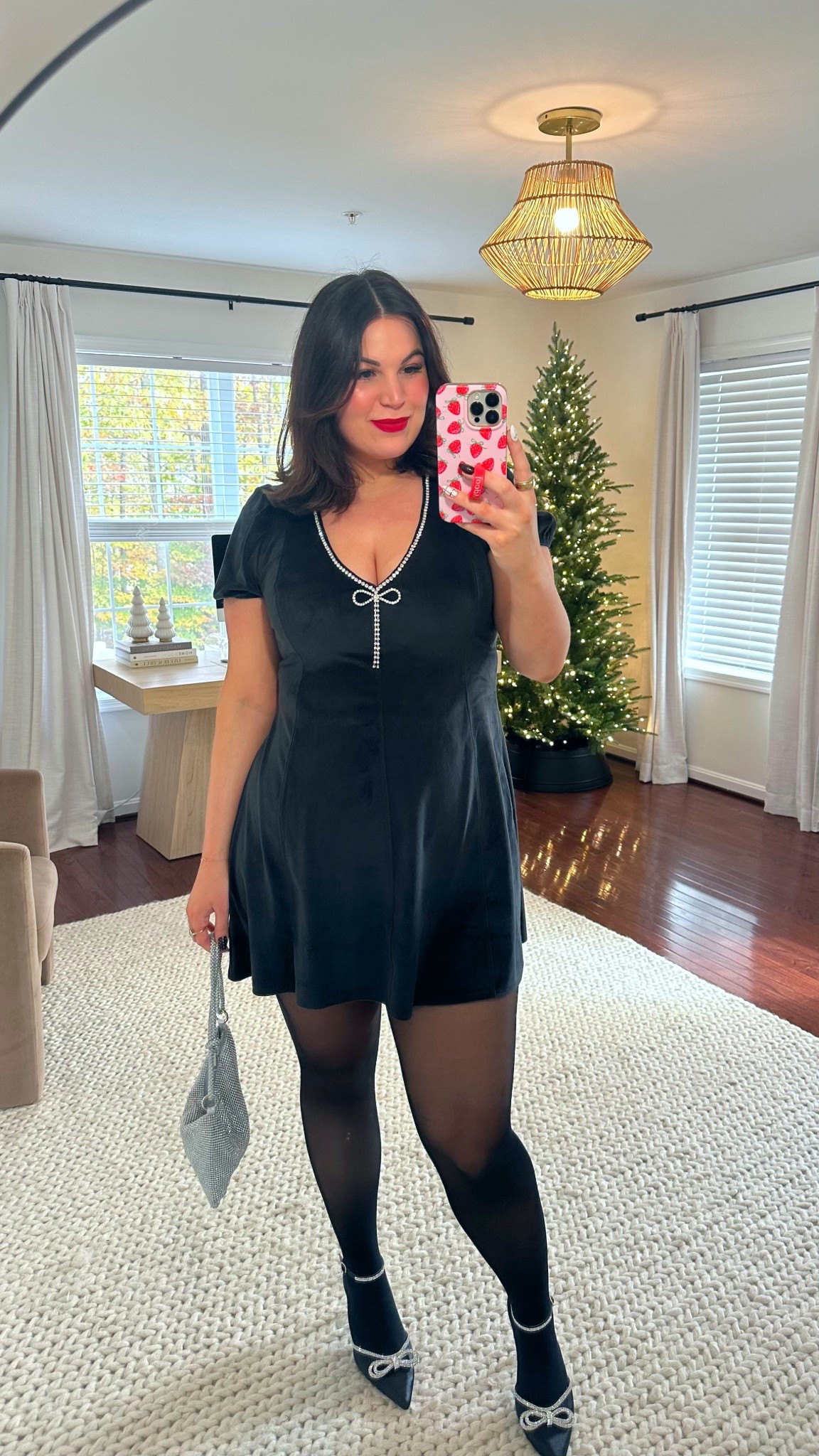 Midsize holiday outfit! I’m headed to a few holiday parties this week + randomly grabbed this little velvet dress and wow! I’m sooo happy with it! Already planning to wear it this week 🥰

Tights - xl
Dress - large 
Heels - 9.5 
*similar earrings 

Holiday outfit, holiday style, holiday fashion, holiday dress, holiday party, midsize, midsize dress 

#LTKMidsize #LTKGiftGuide #LTKHoliday